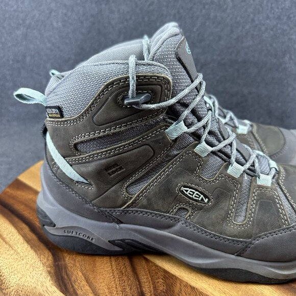 KEEN Womens Size 10 40.5 Leather Textile Circadia Mid WP Hiking Boots 1026763 - Picture 3 of 11